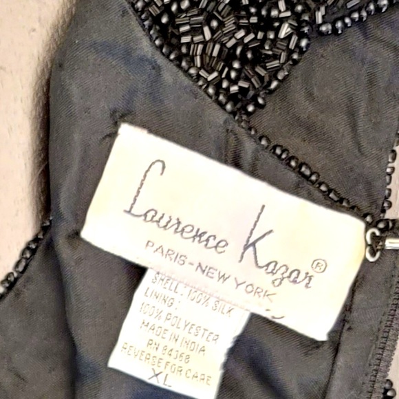 Vtg. Laurence Kazar Silk Chiffon Dress - Picture 7 of 8